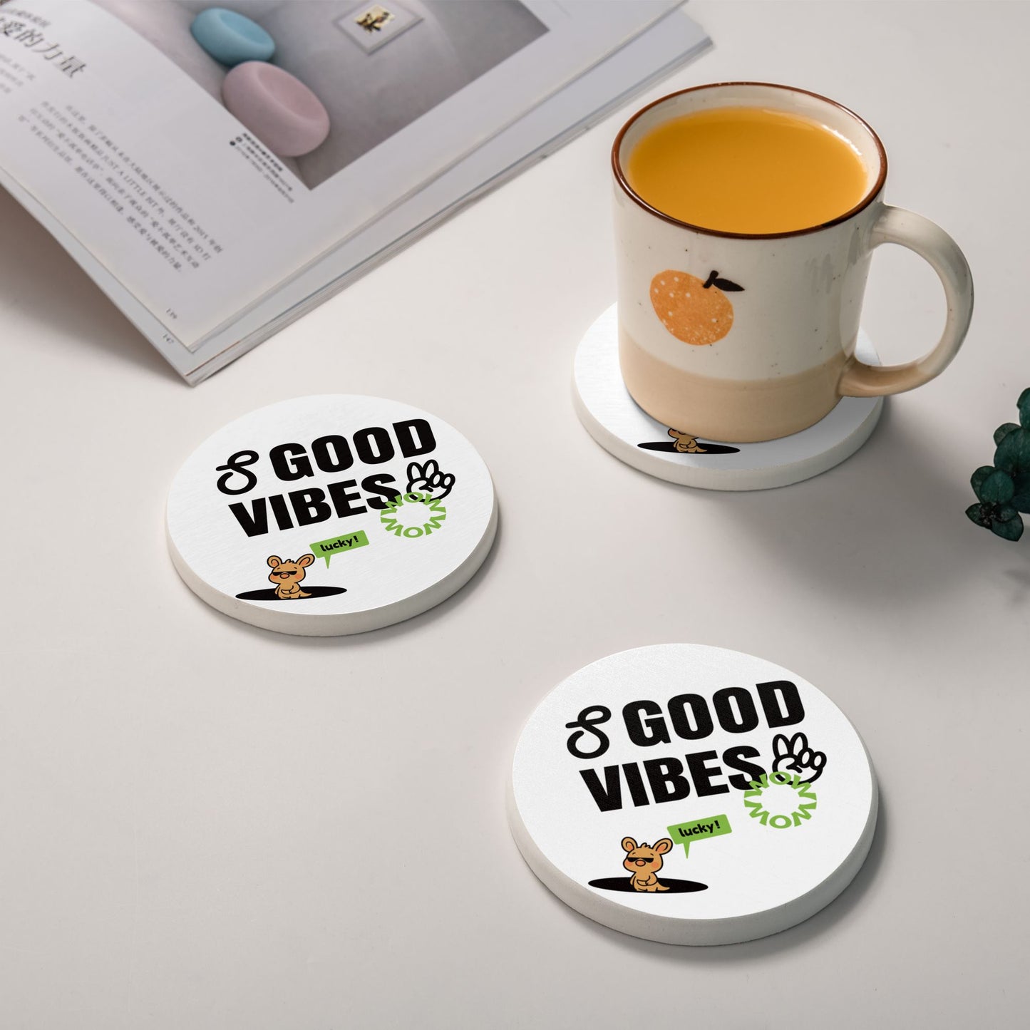 Diatomite Cup Coaster