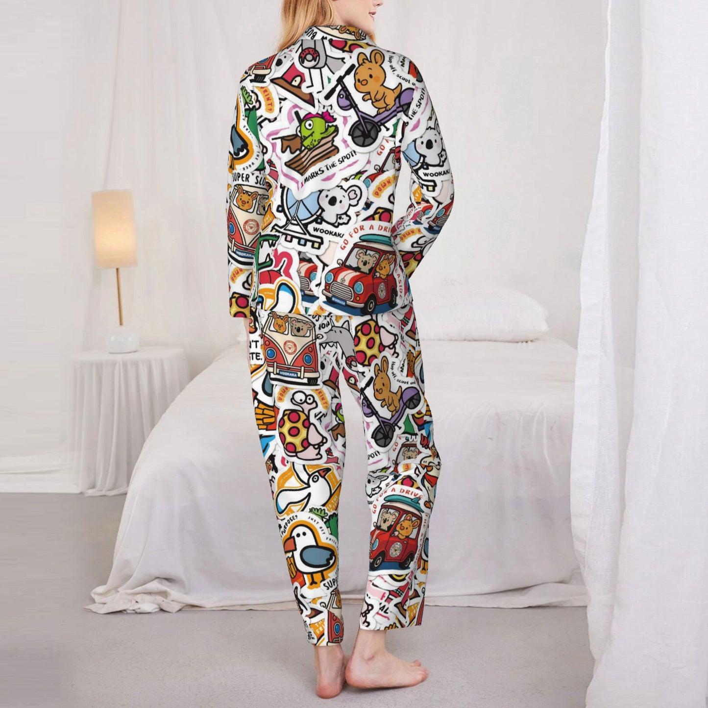 Women's Long-Sleeved Pajama Set