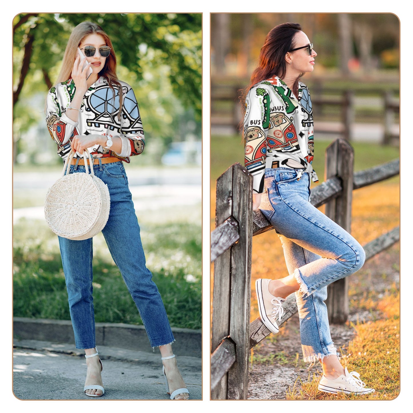 Women's Long-Sleeved Pajama Set