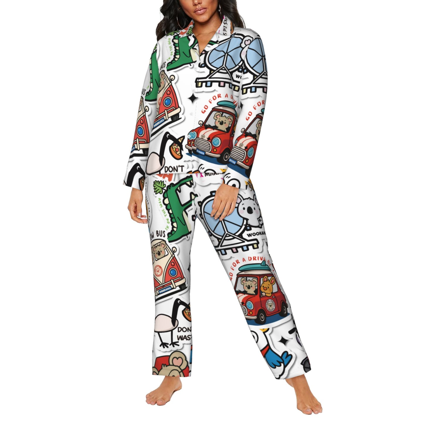 Women's Long-Sleeved Pajama Set