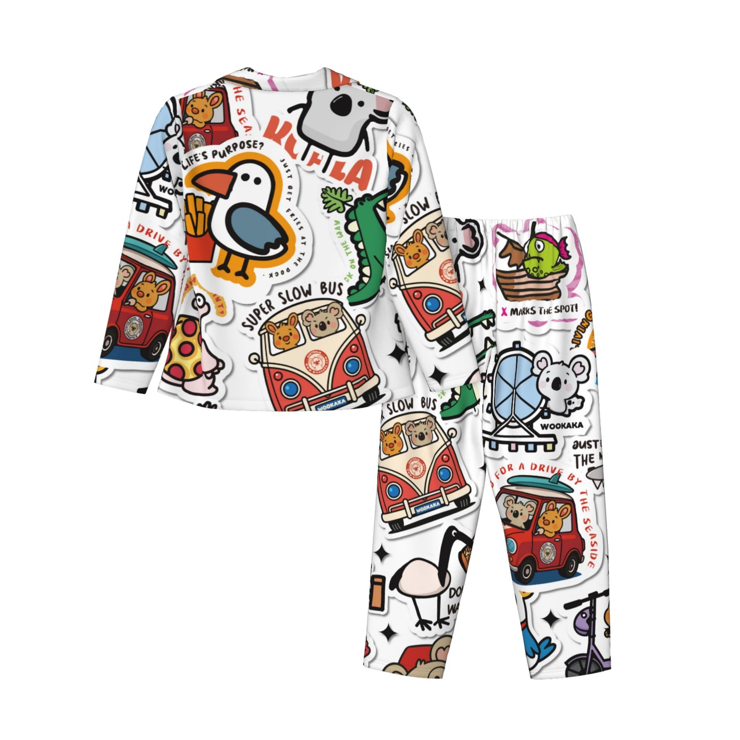 Women's Long-Sleeved Pajama Set