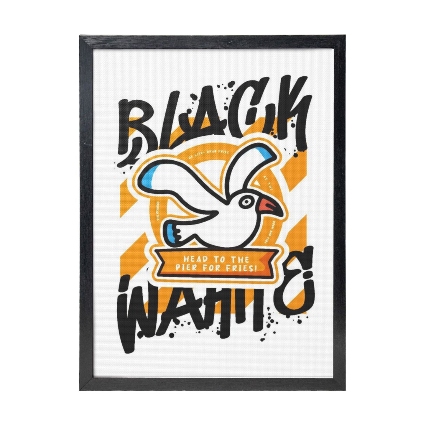 Black Frame Decorative Painting