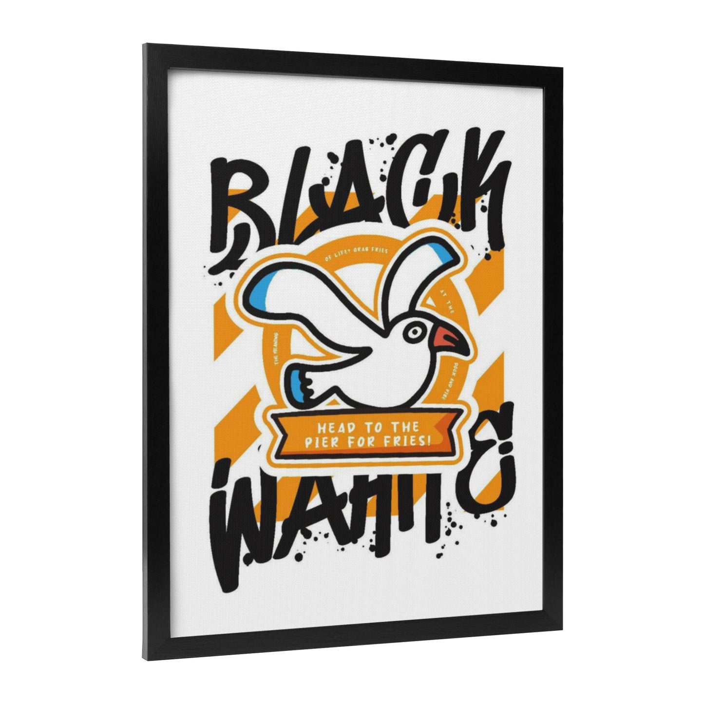 Black Frame Decorative Painting