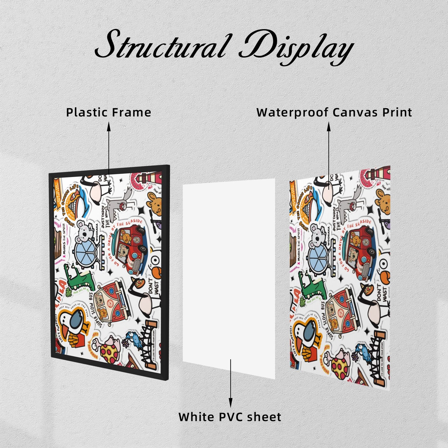 Black Frame Decorative Painting