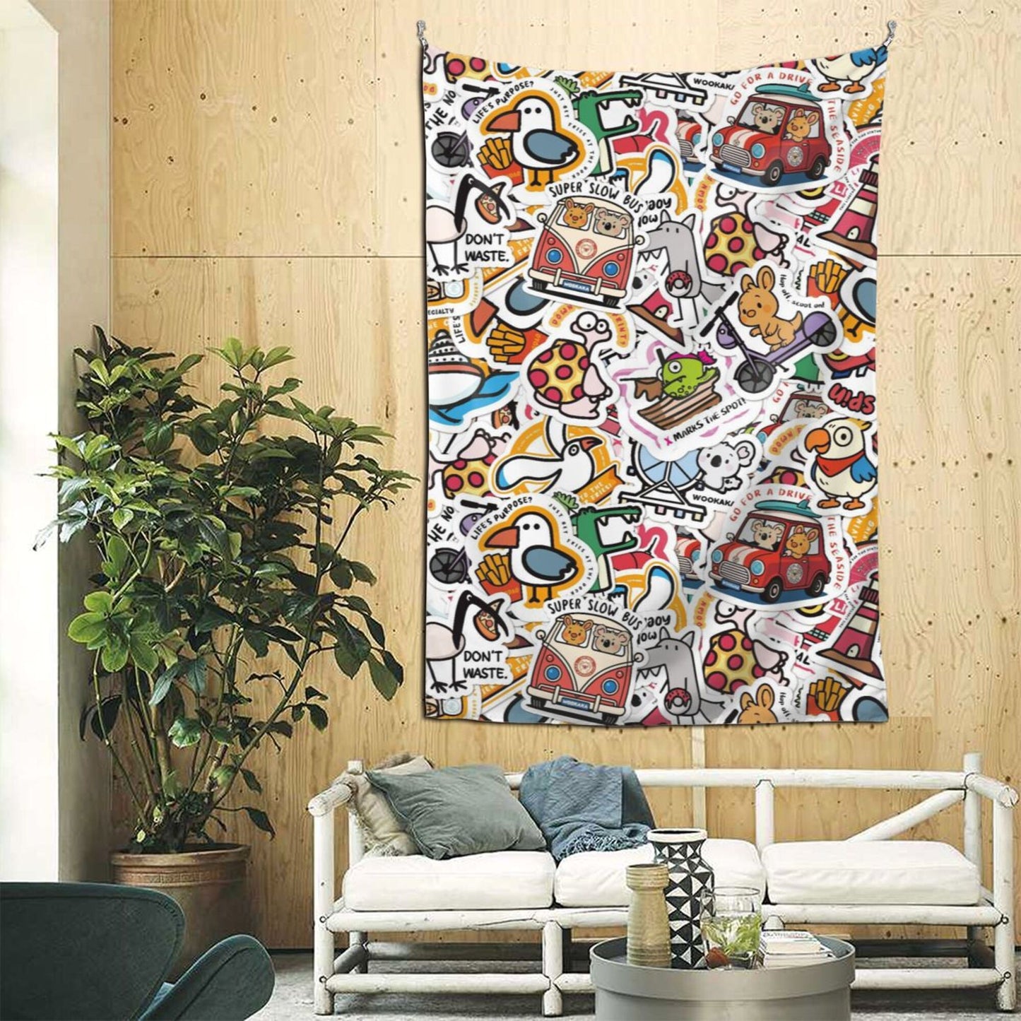 Tapestry 90x60in