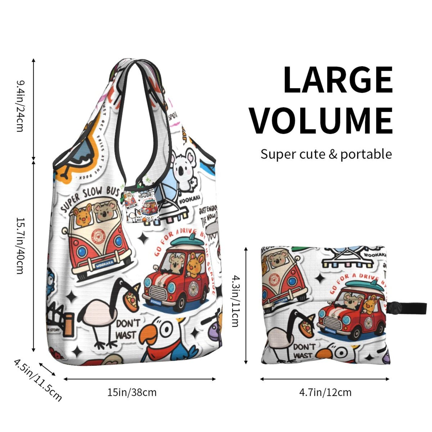 Portable shopping bag