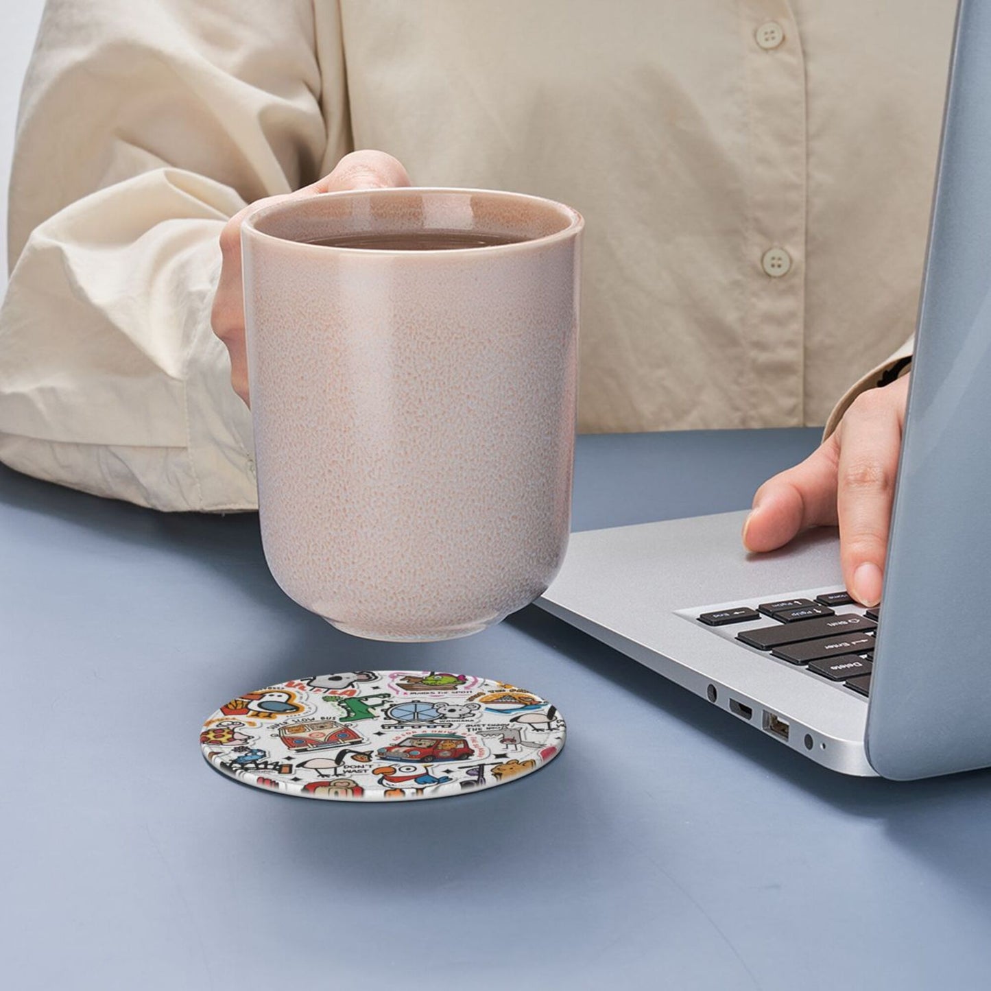 Leather Coaster 6PCS