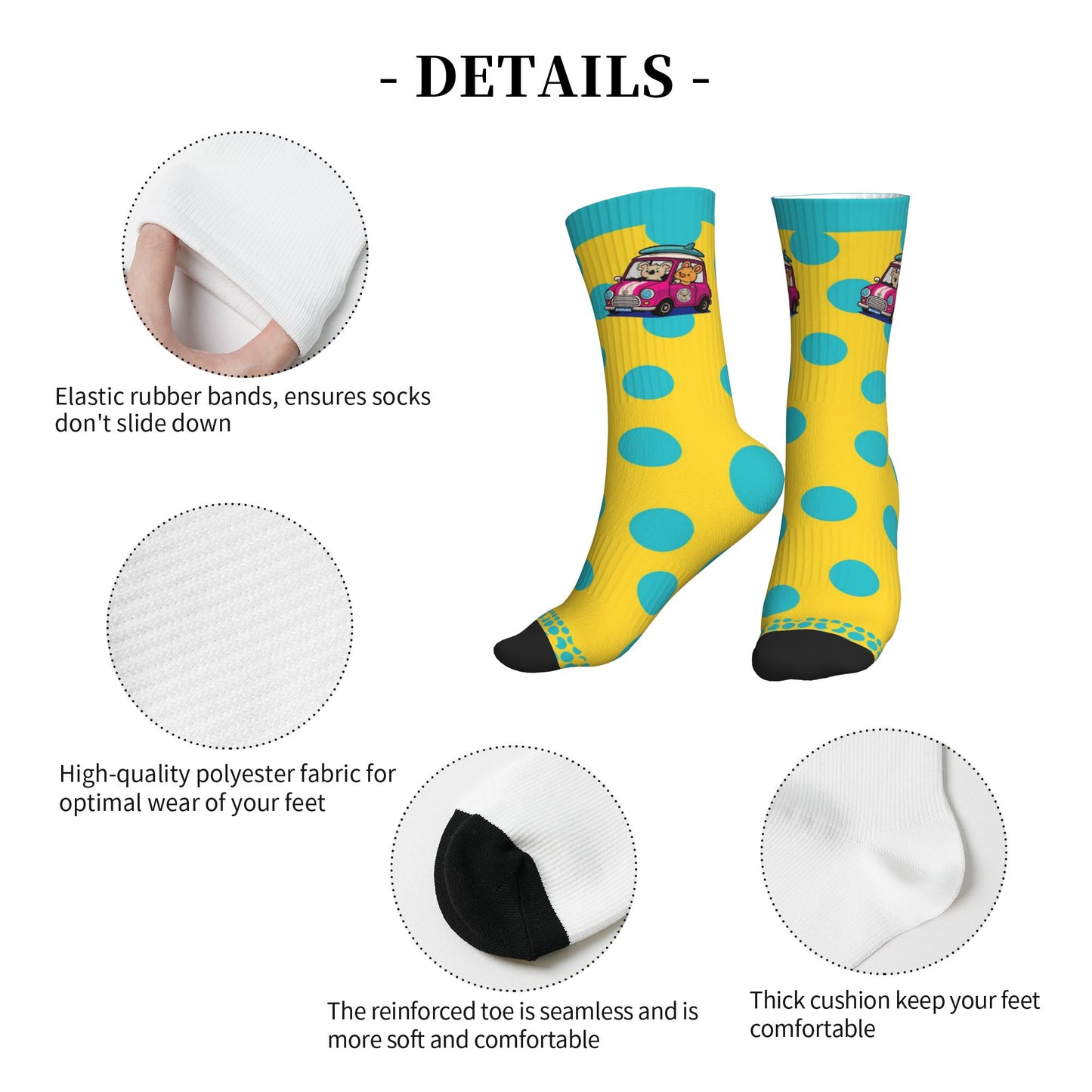 Mid-Tube Sports Socks