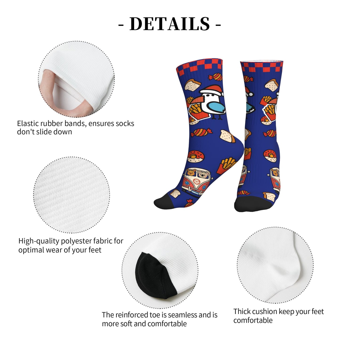 Mid-Tube Sports Socks