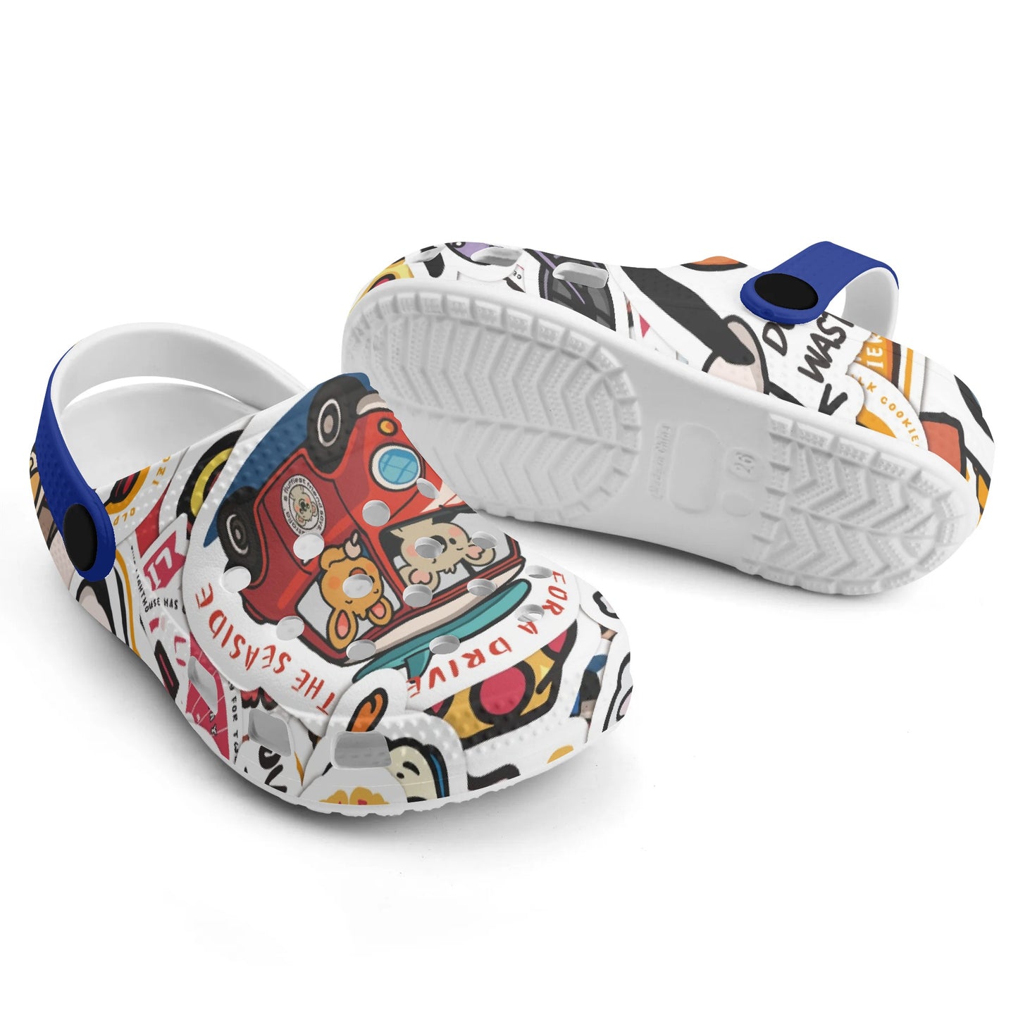 Kid's All Over Printing Classic Clogs