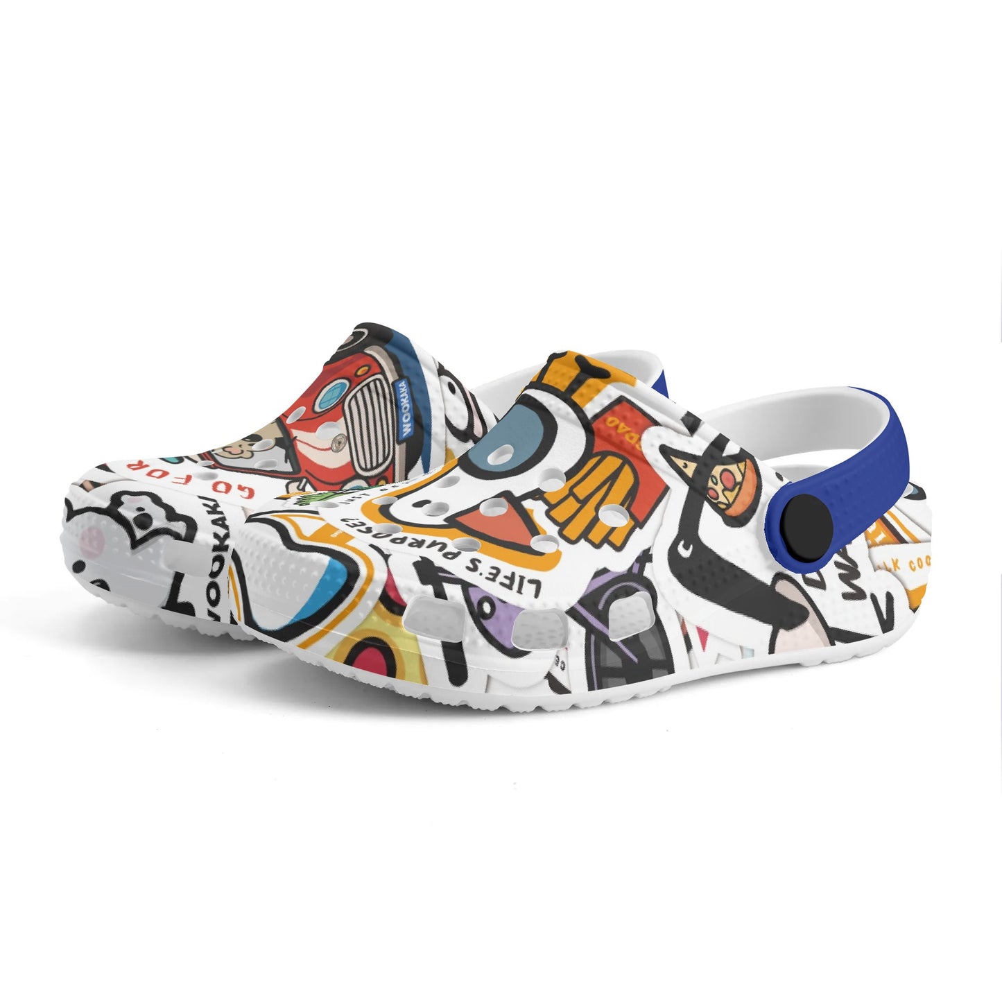 Kid's All Over Printing Classic Clogs