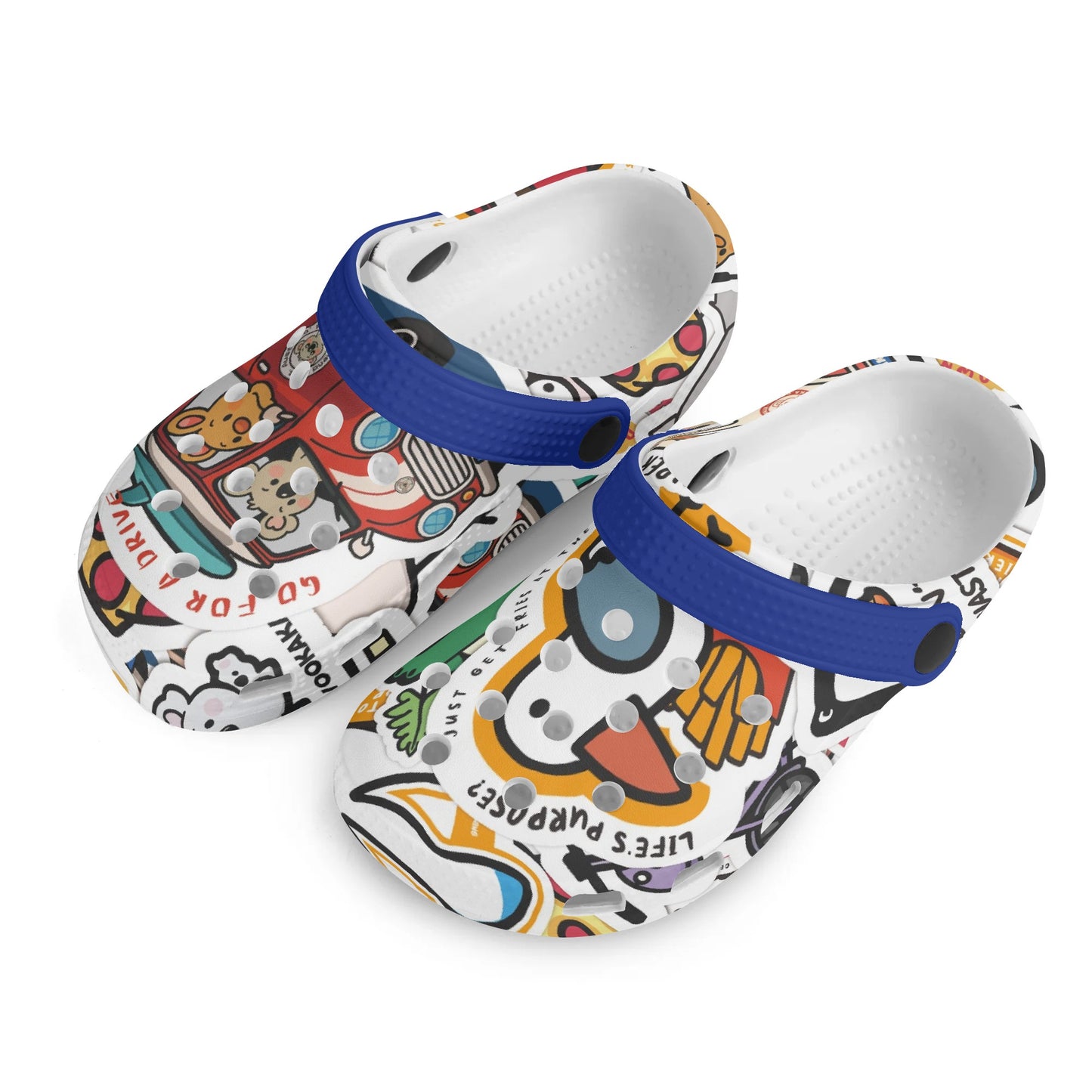 Kid's All Over Printing Classic Clogs