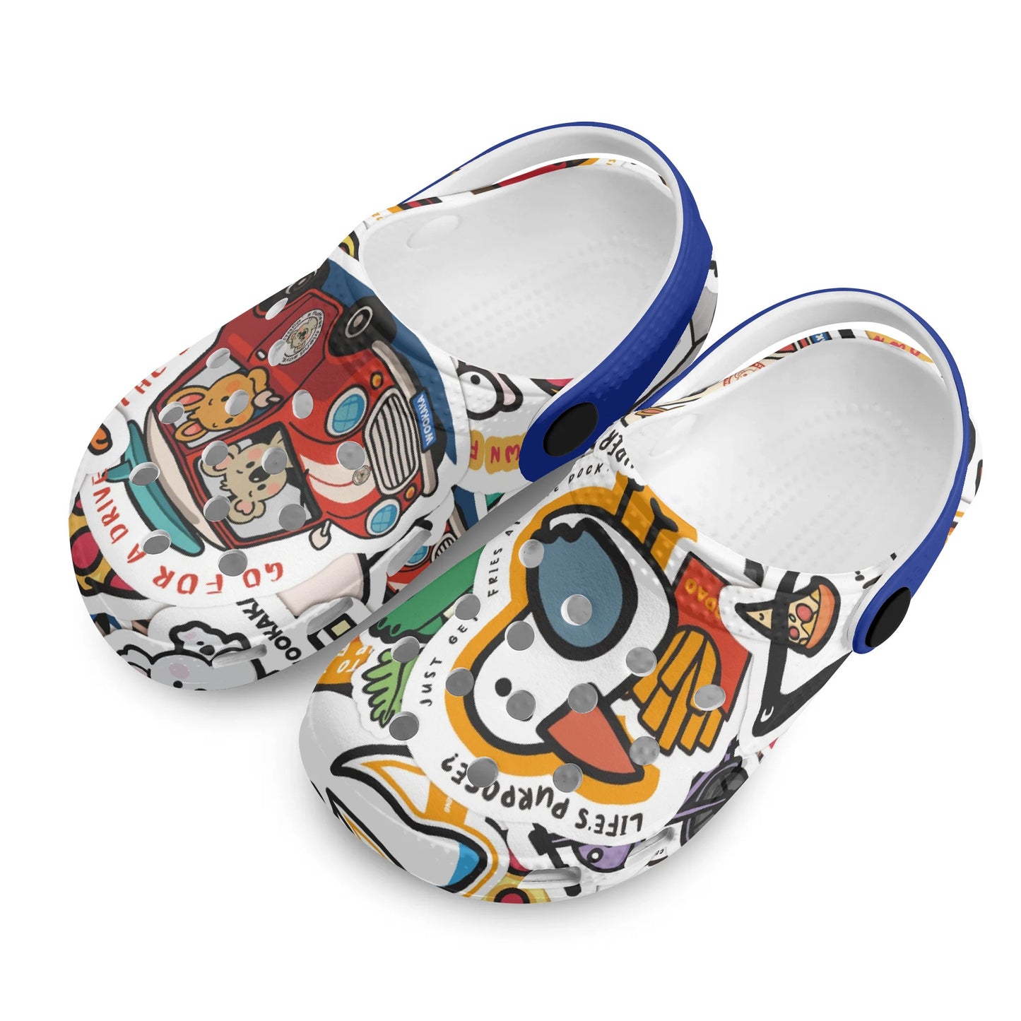 Kid's All Over Printing Classic Clogs