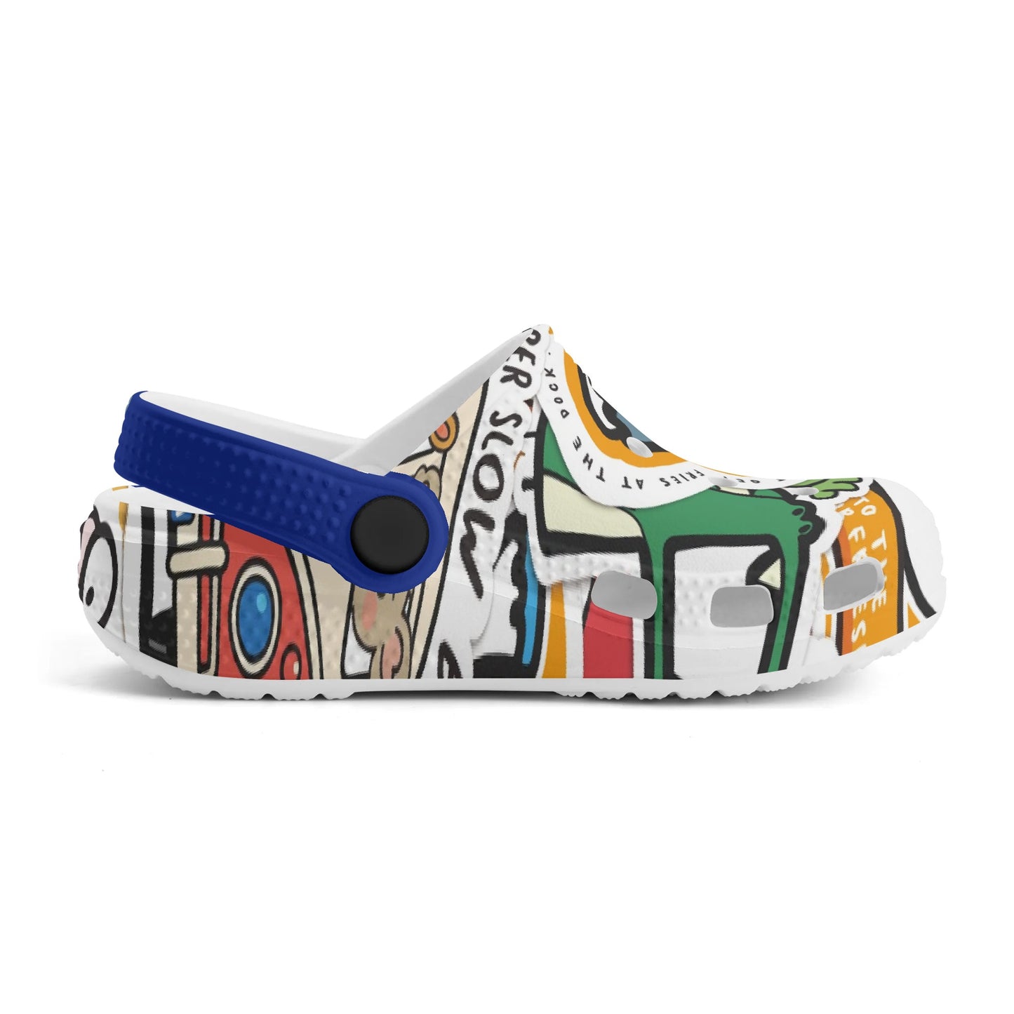 Kid's All Over Printing Classic Clogs