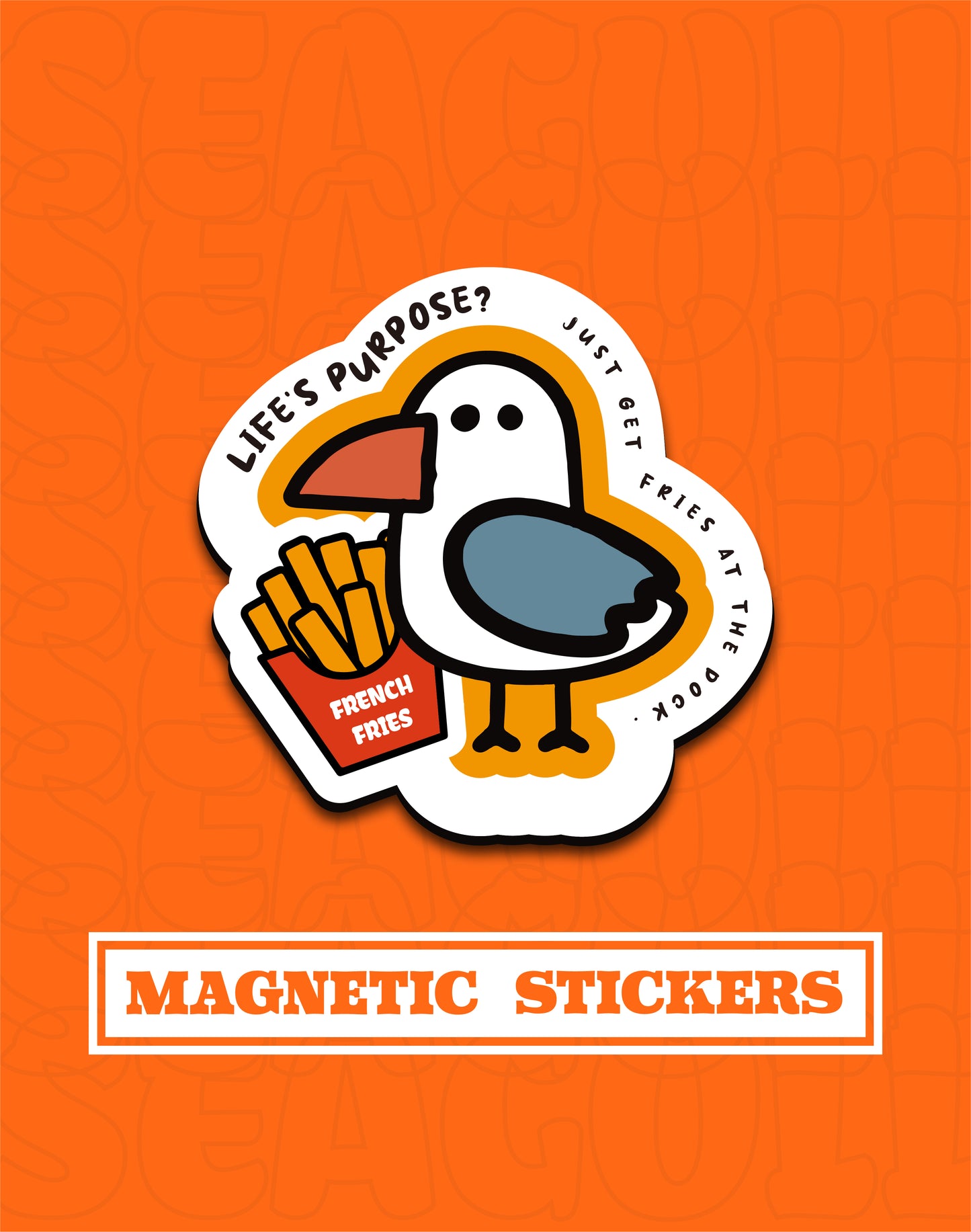 Life's purpose?Seagull Magnetic Stickers