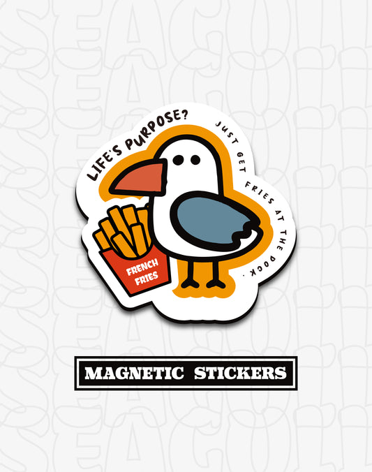 Life's purpose?Seagull Magnetic Stickers