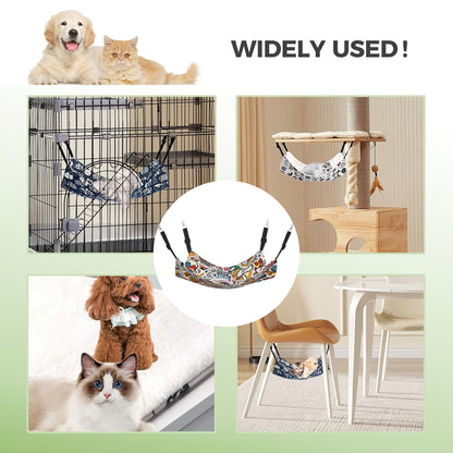 Cat Cartoon Hammock for Cage