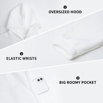 Kids Blanket Hoodie 320g Flannel