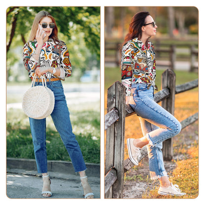 Women's Long-Sleeved Pajama Set
