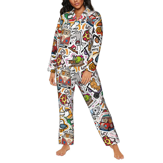 Women's Long-Sleeved Pajama Set
