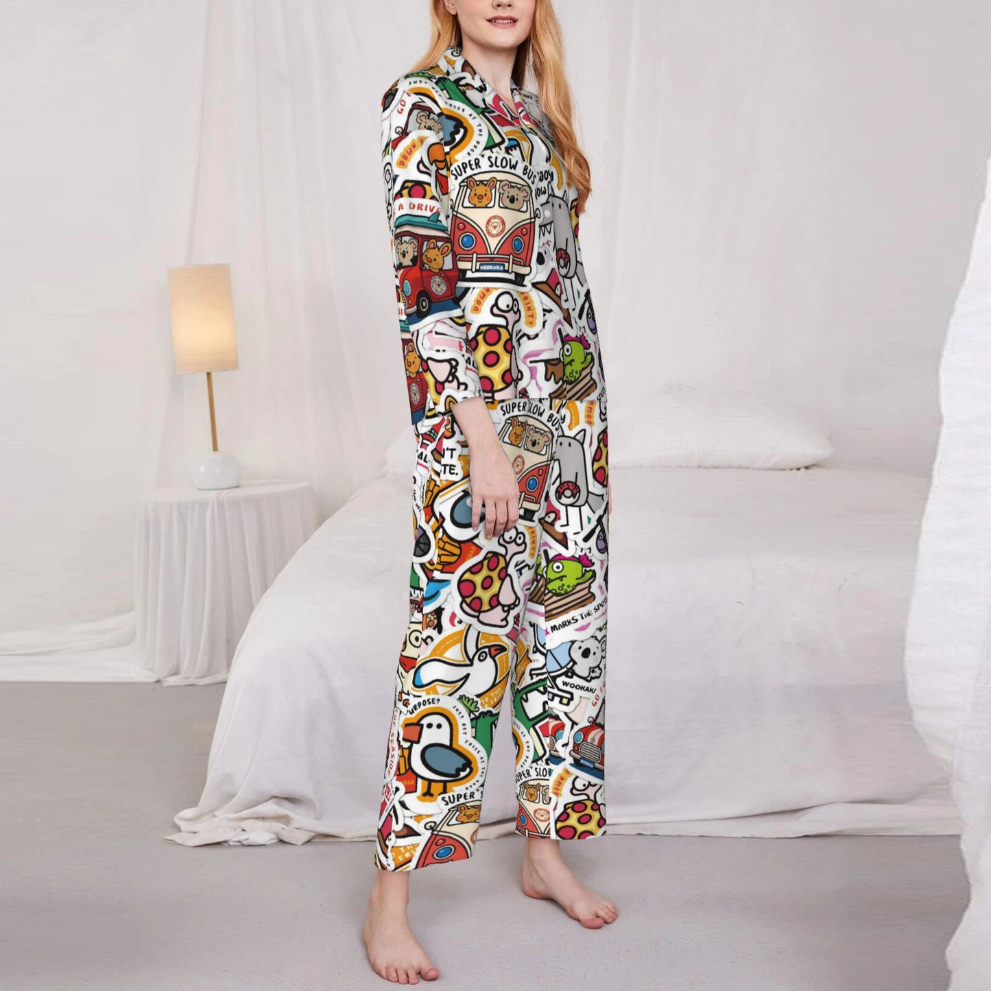 Women's Long-Sleeved Pajama Set