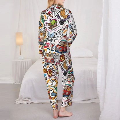 Women's Long-Sleeved Pajama Set