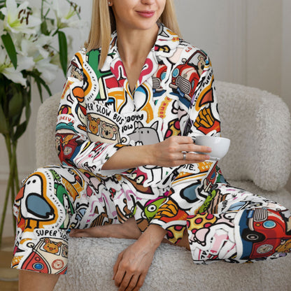 Women's Long-Sleeved Pajama Set