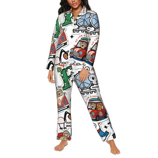 Women's Long-Sleeved Pajama Set