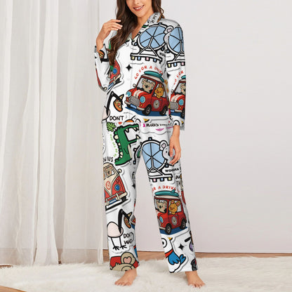 Women's Long-Sleeved Pajama Set