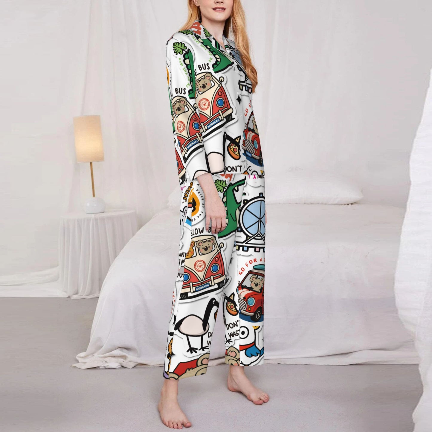 Women's Long-Sleeved Pajama Set