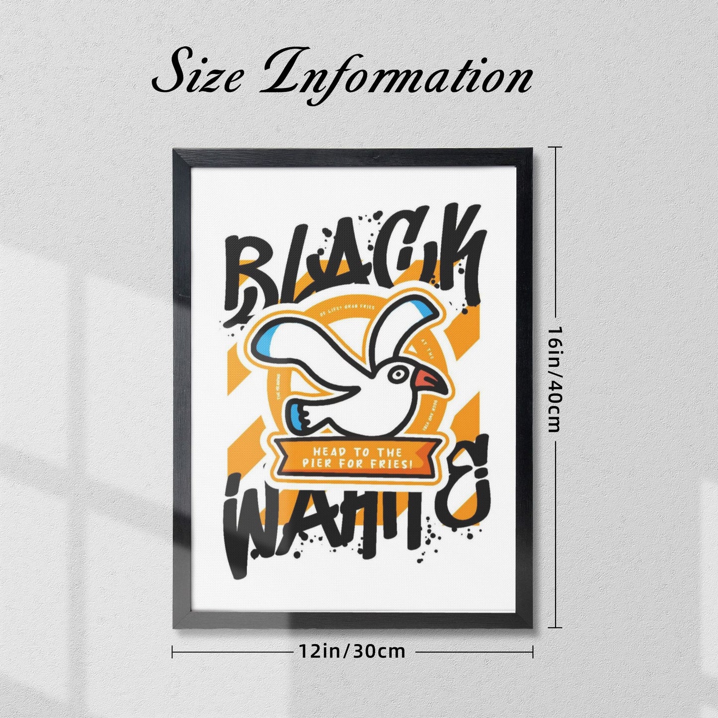 Black Frame Decorative Painting