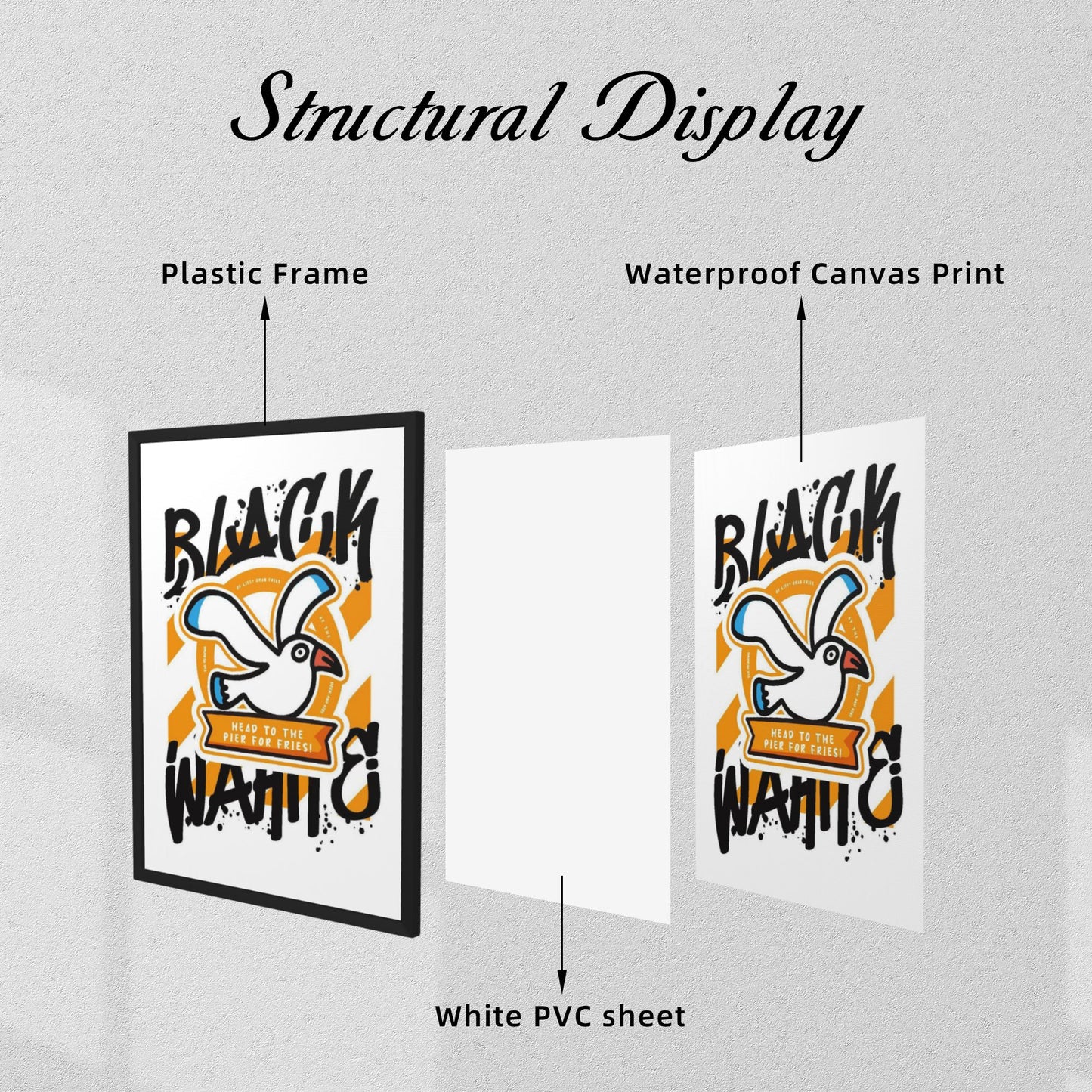 Black Frame Decorative Painting