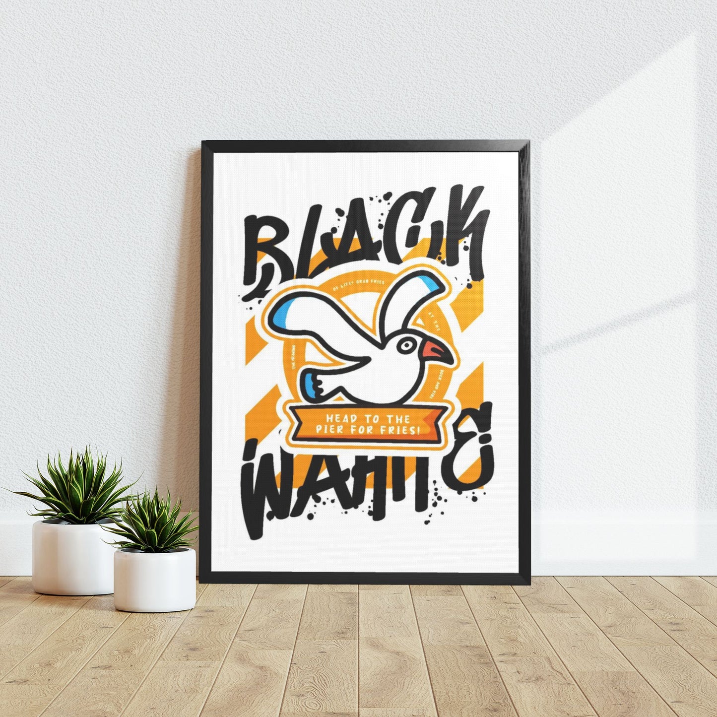 Black Frame Decorative Painting