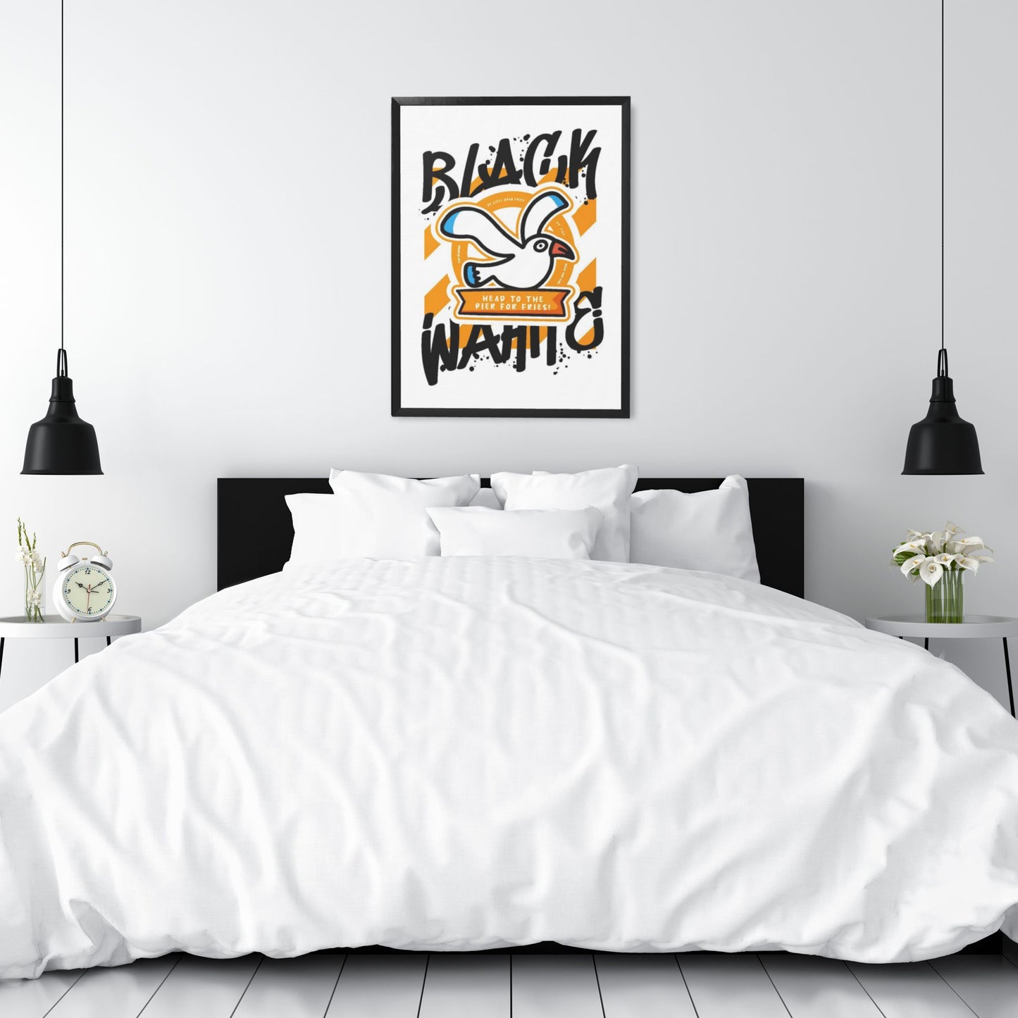 Black Frame Decorative Painting