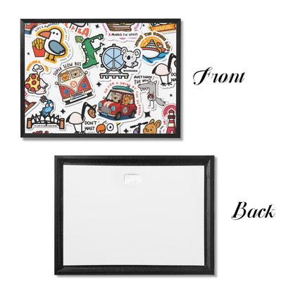 Black Frame Decorative Painting