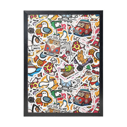 Black Frame Decorative Painting