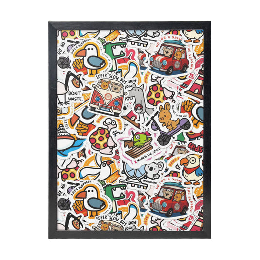 Black Frame Decorative Painting