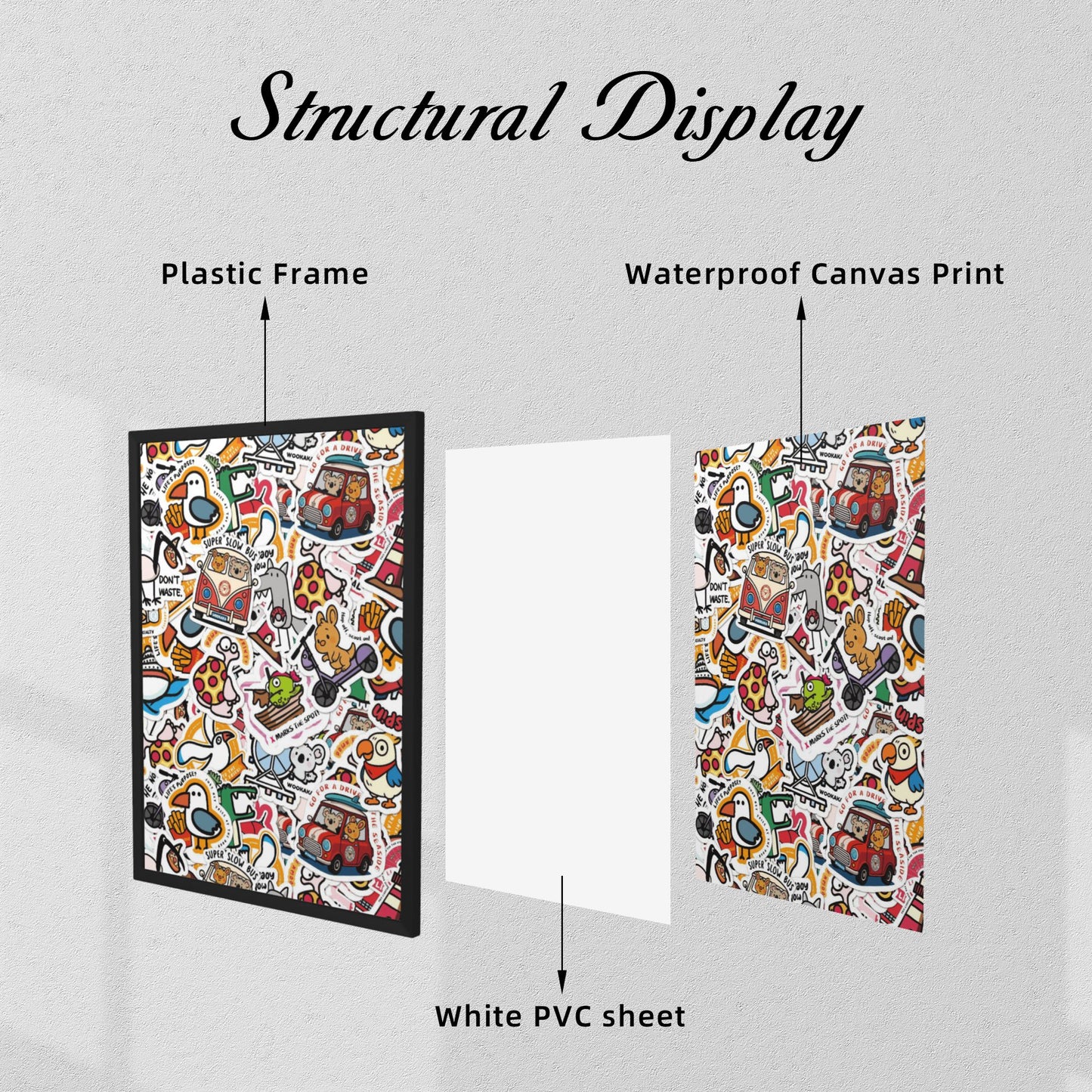 Black Frame Decorative Painting
