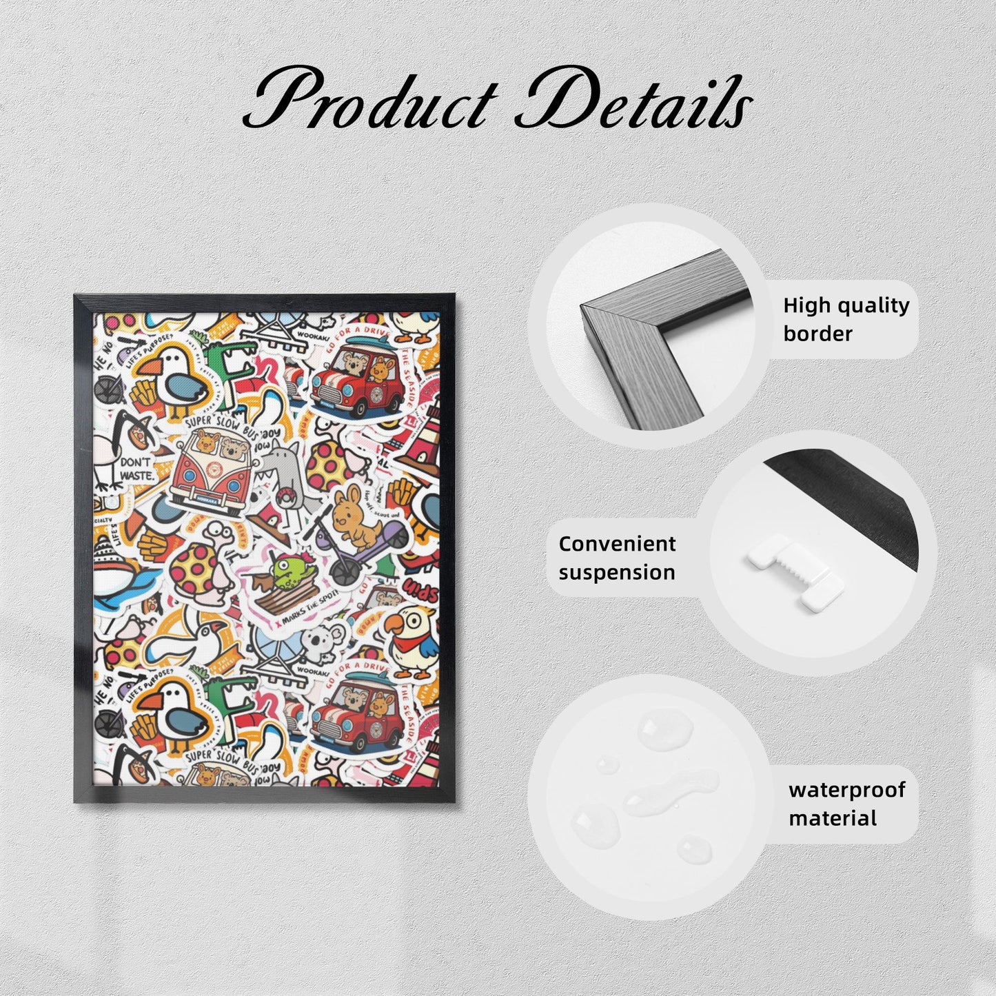 Black Frame Decorative Painting