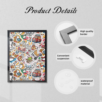 Black Frame Decorative Painting