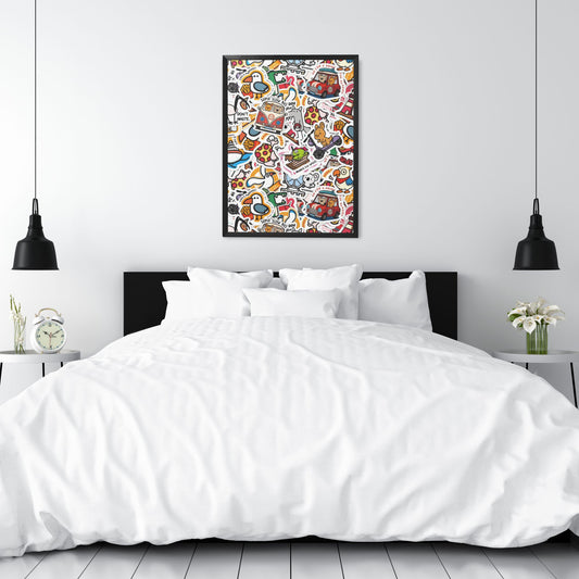 Black Frame Decorative Painting