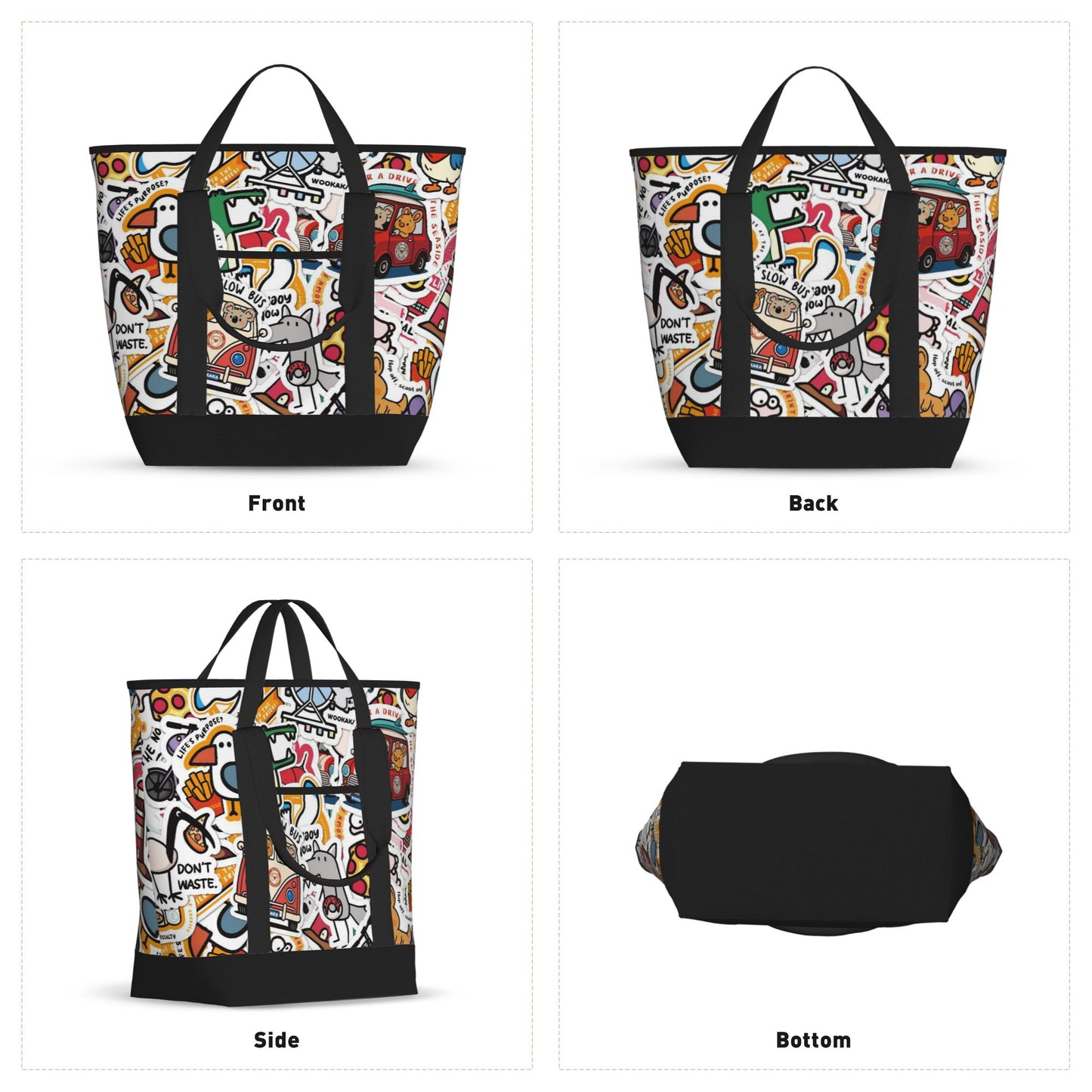 Large Capacity Insulated Tote Bag