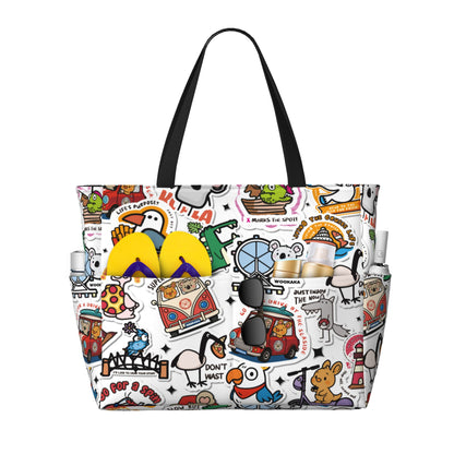 Large Capacity Beach Travel Bag