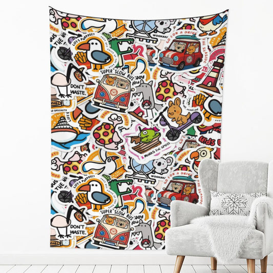 Tapestry 90x60in