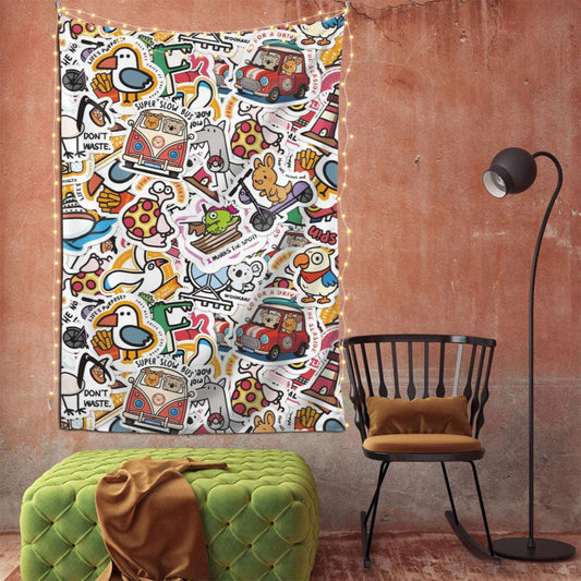 Tapestry 90x60in