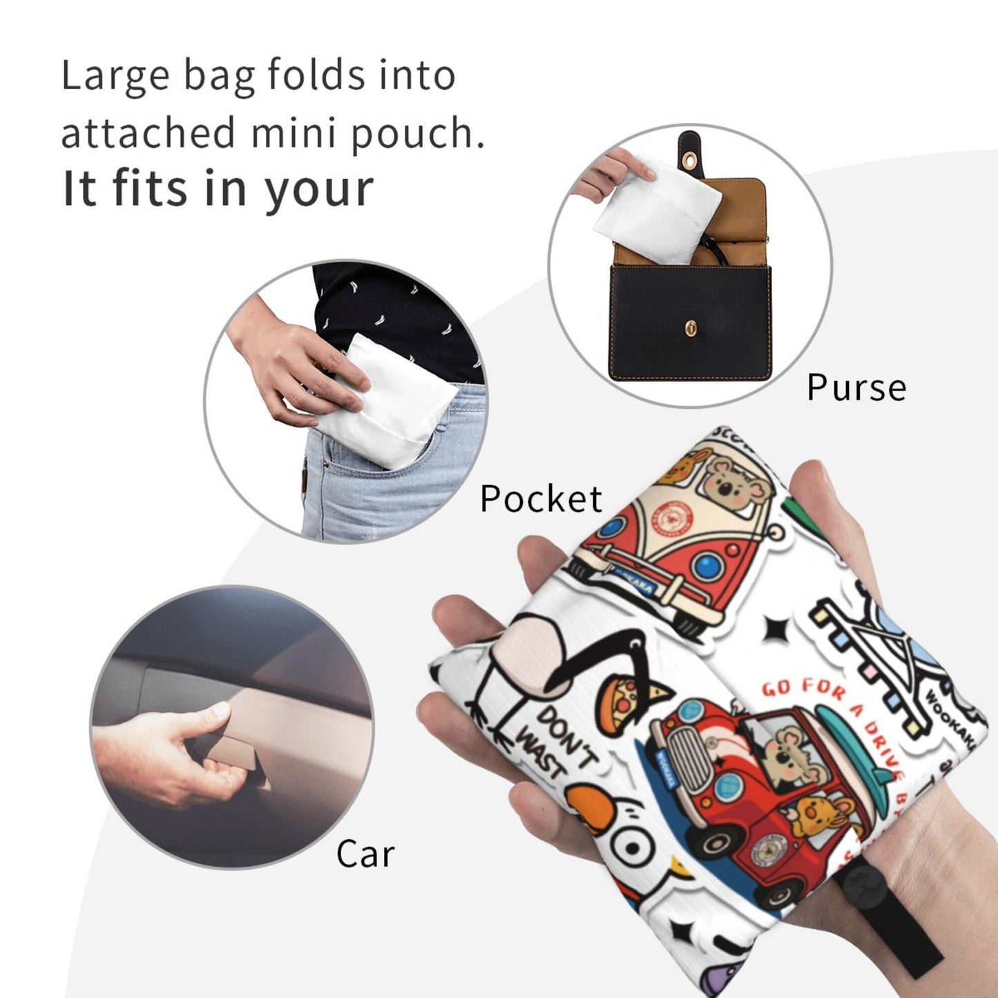 Portable shopping bag