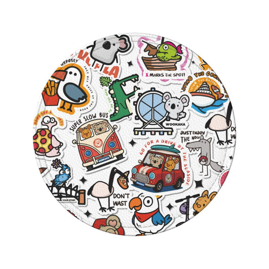 Leather Coaster 6PCS