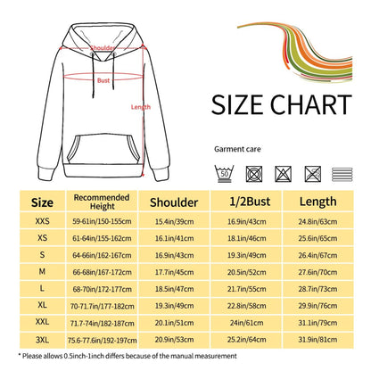 Cartoon Graphic Fleece Hoodie for Men and Women