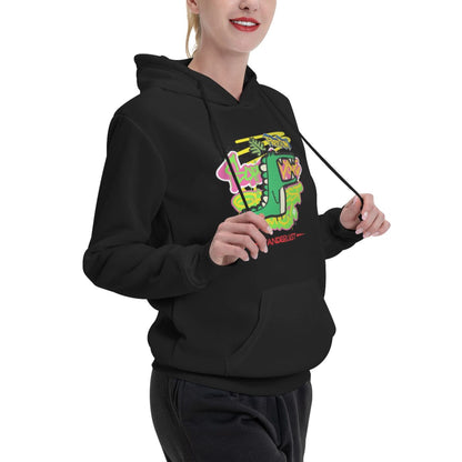 Cartoon Graphic Fleece Hoodie for Men and Women