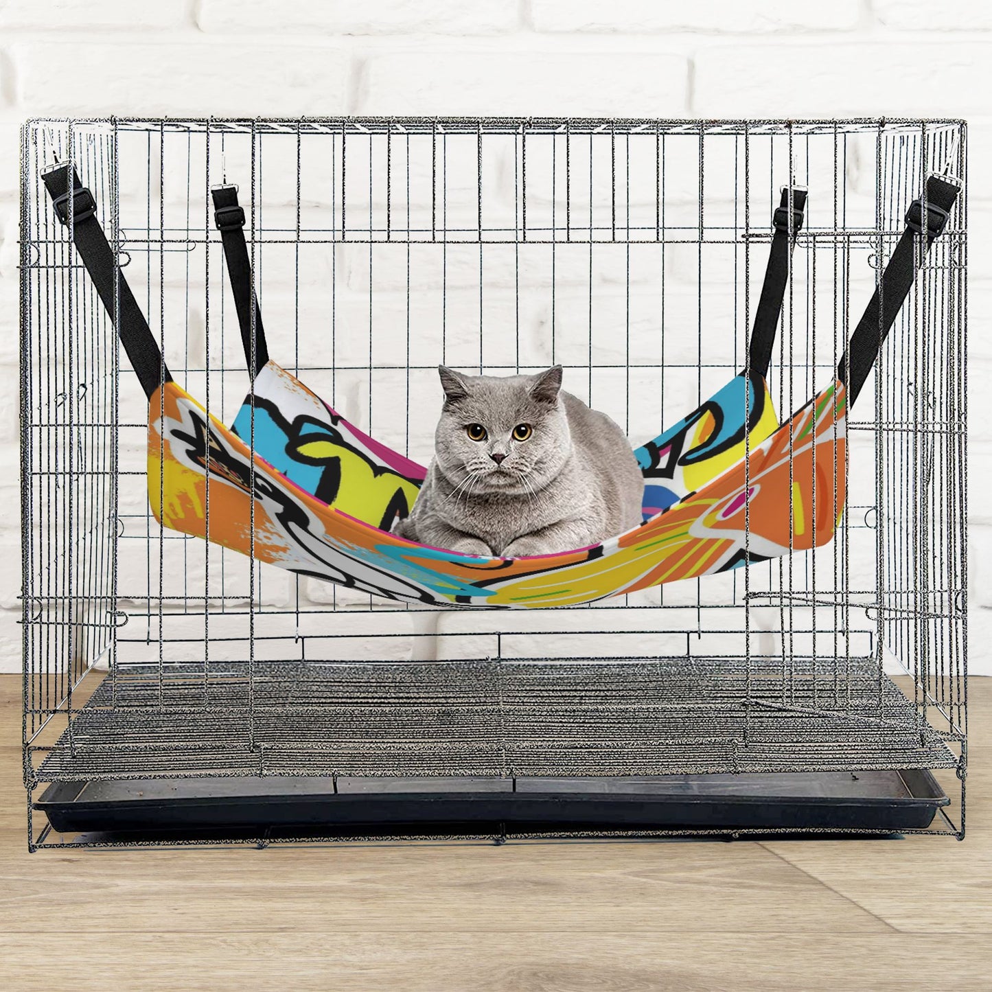 Cat Cartoon Hammock for Cage